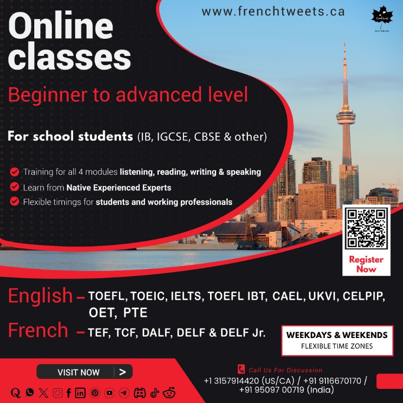 French Language Test For Canada | French Tweets