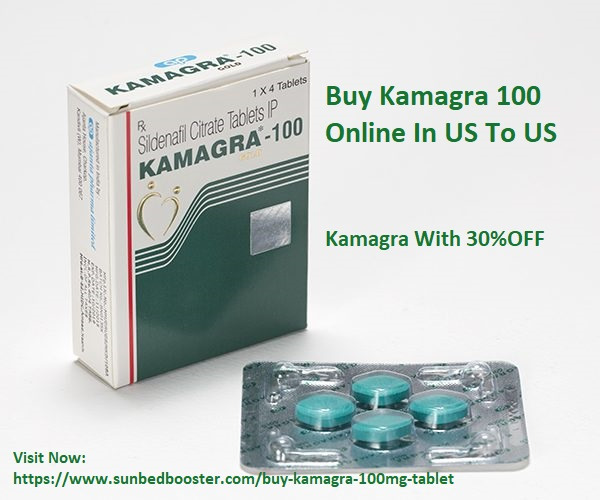 Buy Kamagra 100mg Tablet Online In US - SunBedBooster