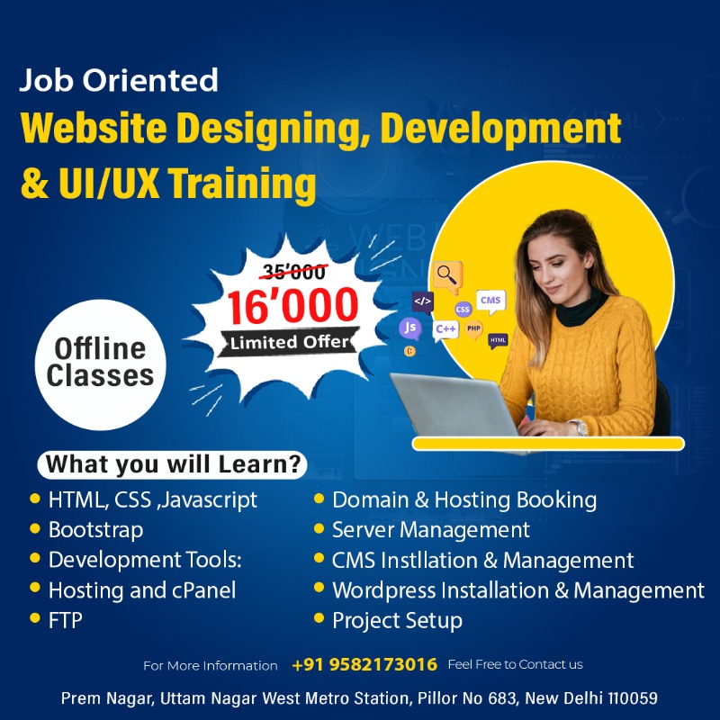 Web Designing Course at KWT Education institute