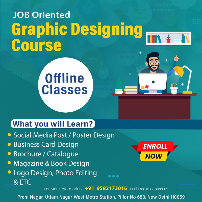Graphic Designing Course at KWT Education in Uttam Nagar