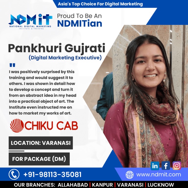 NDMIT - Online digital marketing course in Varanasi