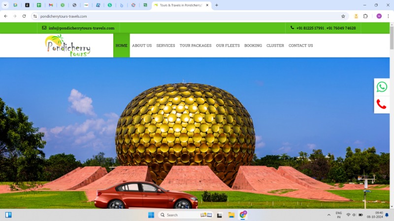 Tours and Travels in Pondicherry