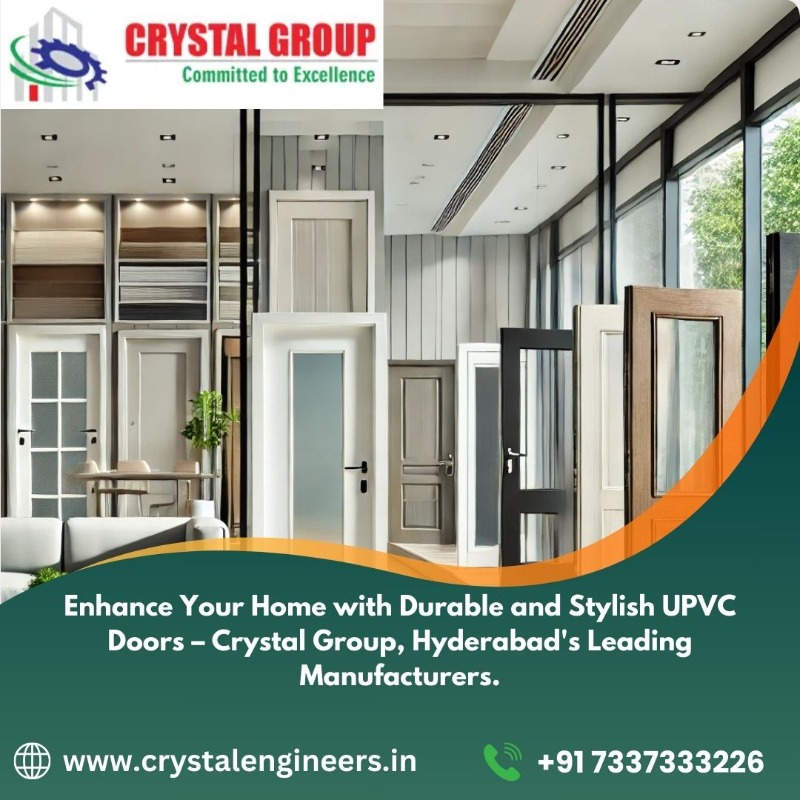 Leading UPVC Doors Manufacturers in Hyderabad â€“ Crystalengineers