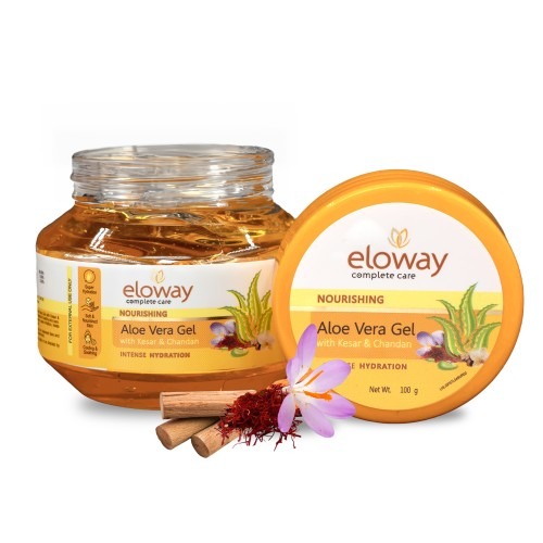 Eloway Aloevera Gel with Kesar & Chandan for Face , Gives Nourishment & Hydration Price Rs 113