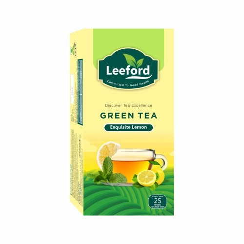 Leeford Exquisite Lemon Green Tea for Weight Loss and Boost Energy 25 Tea Bags price Rs 225