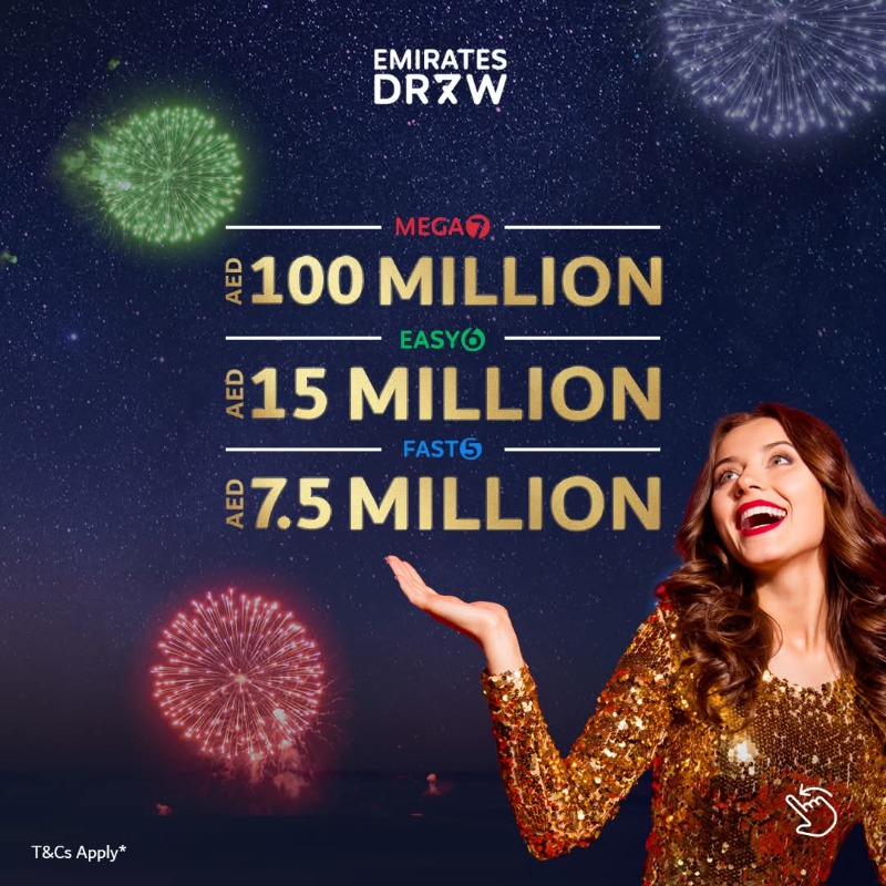 Play to win Emirates Draw Online - Win Millions For A Better Tomorrow