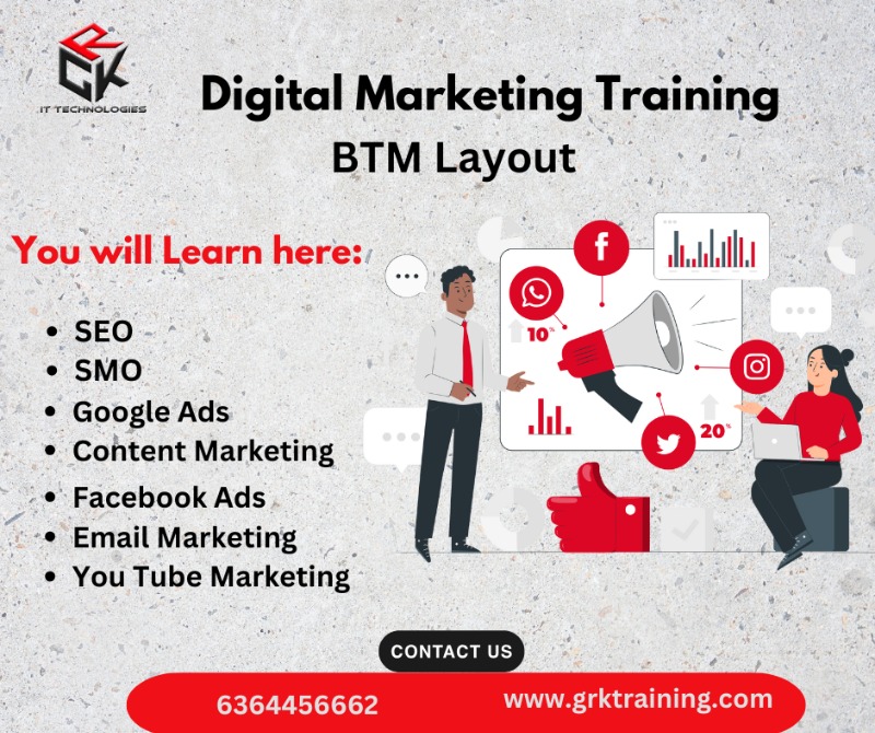 Advanced Digital Marketing Training in BTM Layout â€“ Boost Your Career!