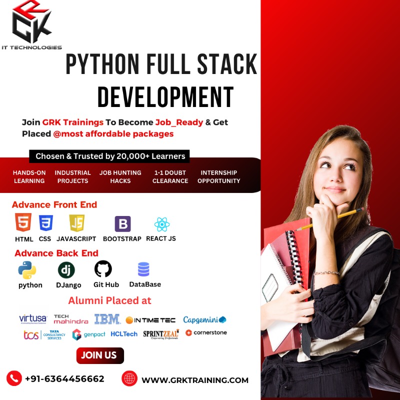 Python Full Stack Training in BTM Layout, Bangalore â€“ Build Your Career in Development