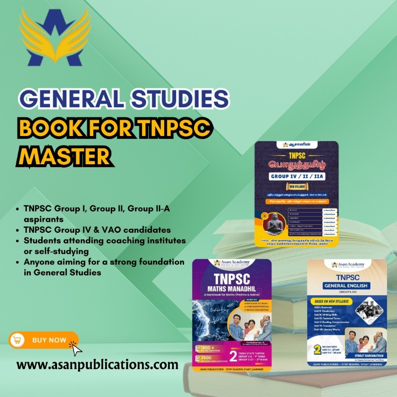Best TNPSC Books in Tamil | TNPSC group 4 books in Tamil | Asan Publications