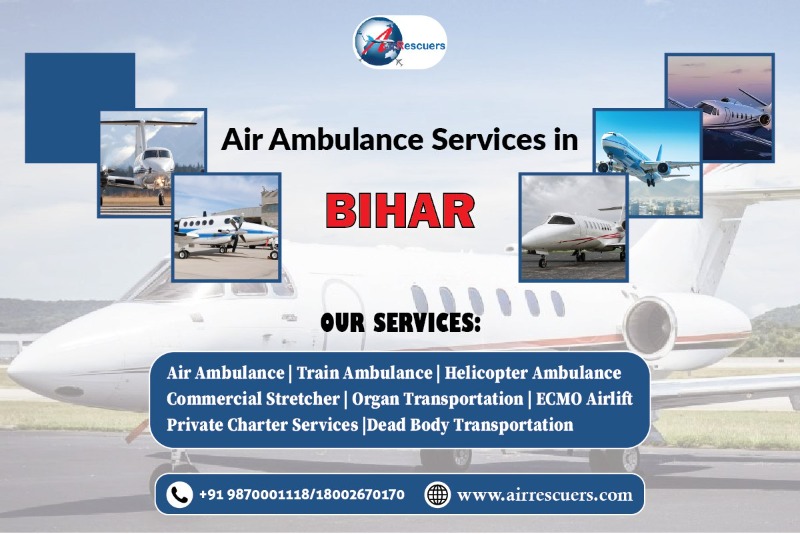 Air Ambulance Services in Bihar â€“ A Lifeline During Medical Emergencies.