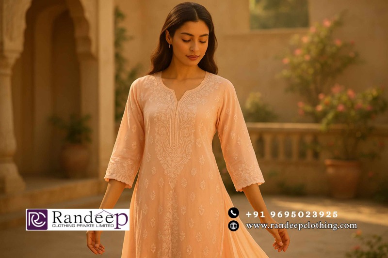 Elegant Georgette Kurtis Now Available at Randeep Clothing