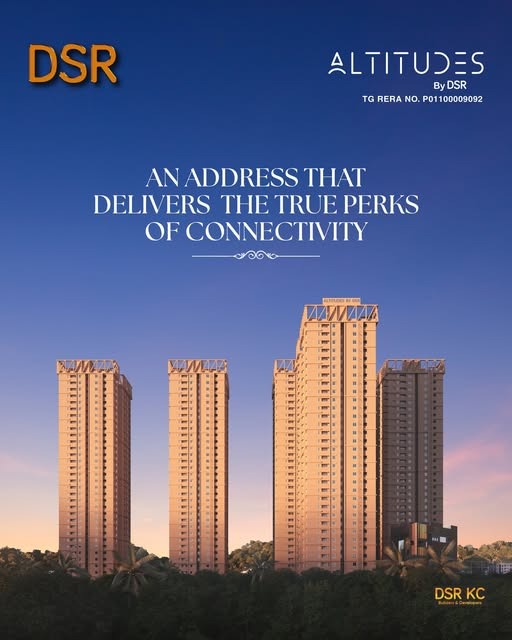 3BHK DSR Apartments in Osman nagar