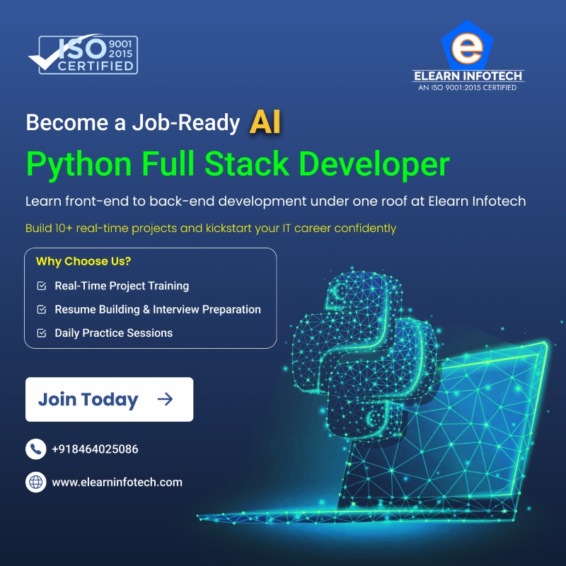 Python Full Stack Developer Course in Hyderabad with AI