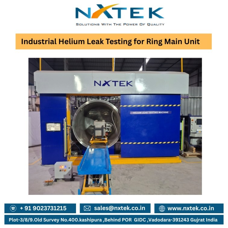 Industrial Helium Leak Testing for Ring Main Unit | Nxtek