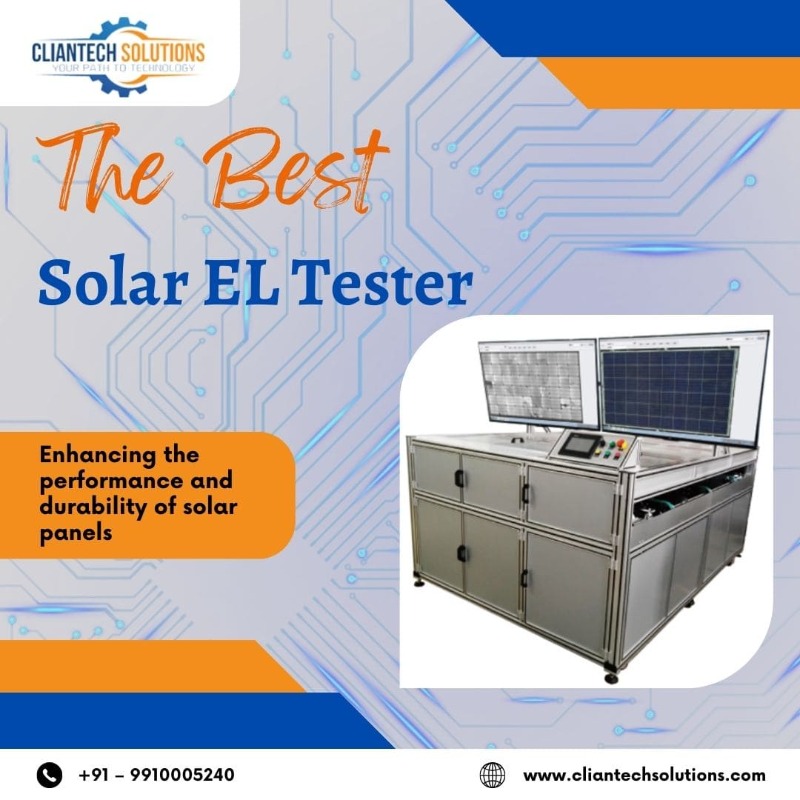 Boost Solar Panel Efficiency by with Solar EL Tester - Cliantech Solutions