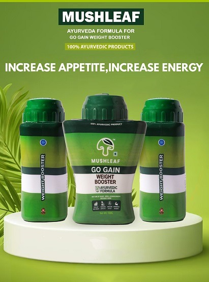 Buy Mushleaf Ayurvedic Nutrition for Weight Gain Online from Mushleaf Online Store