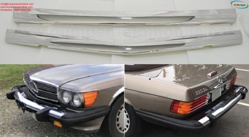 Mercedes R107 C107 W107 SL/ SLC US style bumpers ()