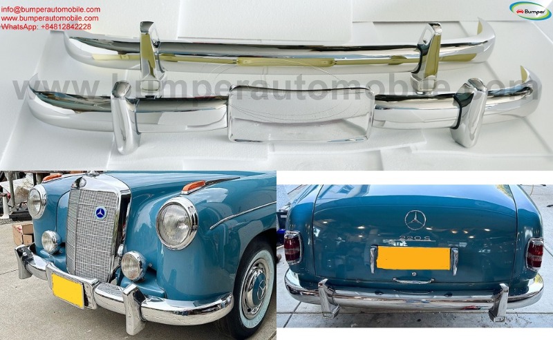 Mercedes Ponton W180 W) Bumpers Model 220A 220S, 219