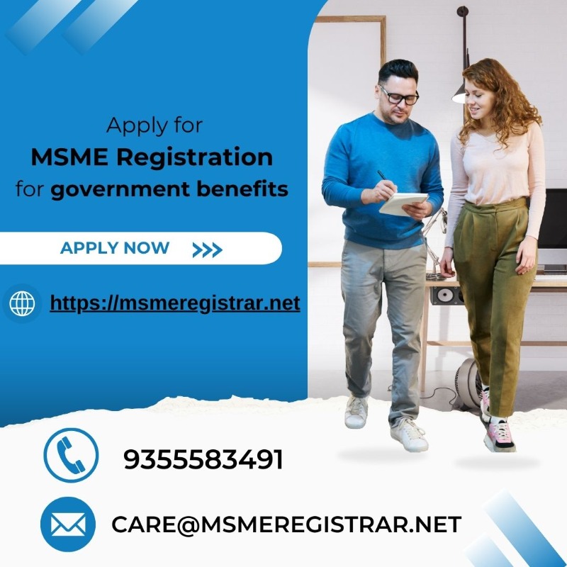 Apply for MSME Registration for government benefits