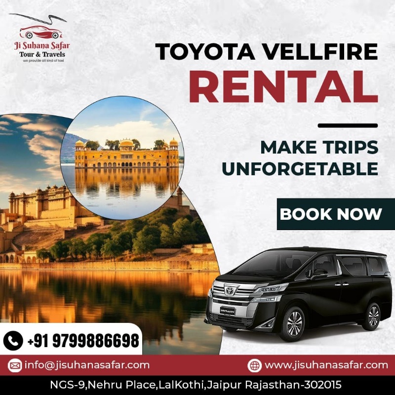 Toyota Vellfire Hire Jaipur
