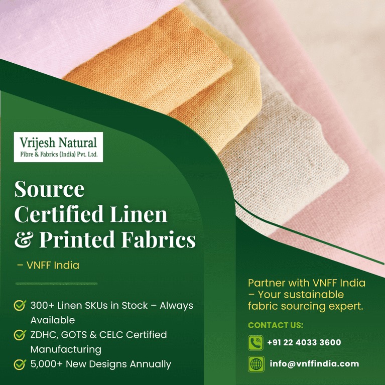 Certified Linen & Printed Fabric Suppliers | VNFF India